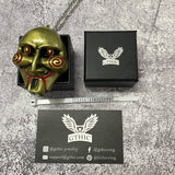 Saw Billy Mask Alloy Necklace