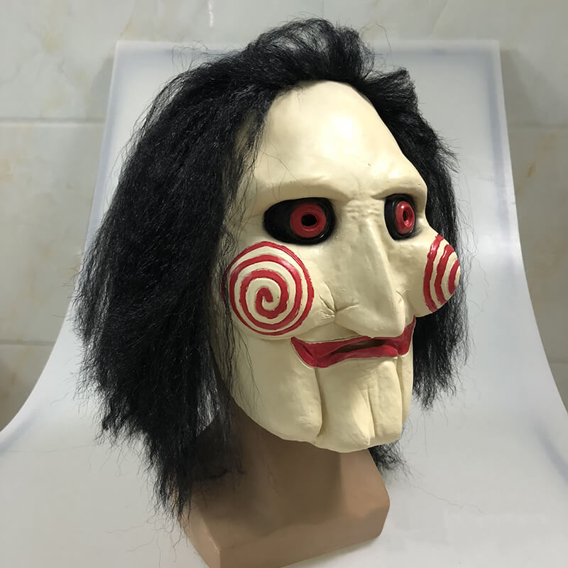 Saw Jigsaw Billy The Puppet Cosplay Complete Set Suit/Mask –