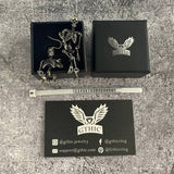 Scary Skeleton Alloy Earrings