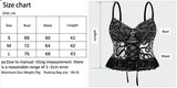 See-Through Snakeskin Embroidery Lace Hem Camisole