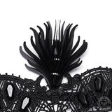 Sequin Tassels Mysterious Gothic Half Facemask