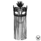 Sequin Tassels Mysterious Gothic Half Facemask