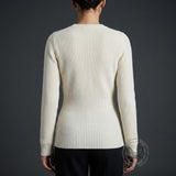 Sexy Form-Fitting Deep-V Knotted-Front Knit Top