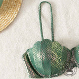 Sexy Metallic Shiny Push Up Women's Bikini Set