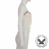 Sexy Shell Tassel V-Neck See-Through Camisole 03 | Gthic.com