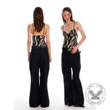 Sexy Slim Fit Zebra Print Versatile Camisole