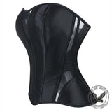 Sexy Solid Color Mesh Paneling Body-Shaping Corset