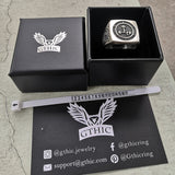 Sigil of Lilith Sterling Silver Ring