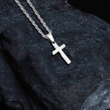 Simple Cross Stainless Steel Pendant | Gthic.com