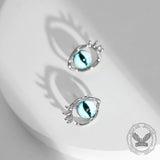 Simple Devil's Eye Alloy Stud Earrings | Gthic.com