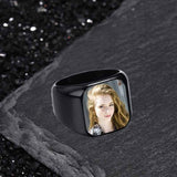 Simple DIY Color Printed Photo Stainless Steel Ring