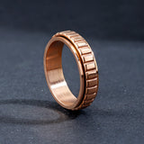 Simple Gear Stainless Steel Spinner Ring | Gthic.com