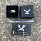 Simple Gear Stainless Steel Spinner Ring