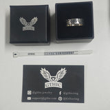 Simple Hammered Sterling Silver Band Ring | Gthic.com