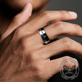 Simple Mechanical Ratchet Stainless Steel Spinner Ring 03 | Gthic.com