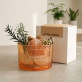 Simple Modern Crystal Stone Aromatherapy Cup Figurine