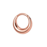 Simple Oval Shape G23 Titanium Pierced Nose Ring
