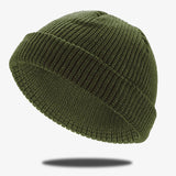 Simple Solid Color Cuffed Beanie Hat | Gthic.com