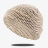 Simple Solid Color Cuffed Beanie Hat | Gthic.com