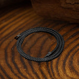 Simple Solid Color Jewelry Buckle Stainless Steel Necklace | Gthic.com