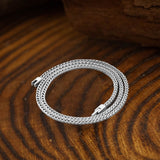 Simple Solid Color Jewelry Buckle Stainless Steel Necklace | Gthic.com