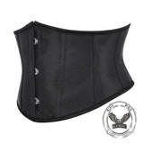 Simple Solid Color Short Lace-Up Palace Corset | Gthic.com