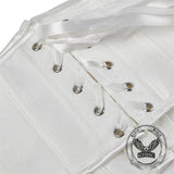 Simple Solid Color Short Lace-Up Palace Corset | Gthic.com