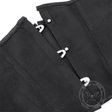 Simple Solid Color Short Lace-Up Palace Corset | Gthic.com