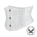 Simple Solid Color Short Lace-Up Palace Corset | Gthic.com