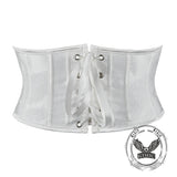 Simple Solid Color Short Lace-Up Palace Corset | Gthic.com
