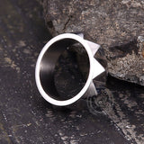 Simple Tapered Self-Defense Stainless Steel Ring