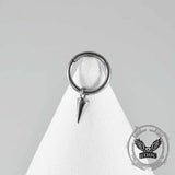 Simple Teardrop Tapered G23 Titanium Piercing Earrings