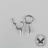 Simple Teardrop Tapered G23 Titanium Piercing Earrings