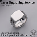 Simple Tire Stainless Steel Ring | Gthic.com