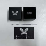 Simple Vine Pattern Stainless Steel Ring