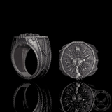 Skeleton Bones Sterling Silver Skull Ring | Gthic.com