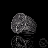 Skeleton Bones Sterling Silver Skull Ring | Gthic.com