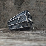 Skeleton Bones Sterling Silver Skull Ring