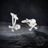 Pirata Con Cappello Gemelli In Ottone Con Teschio