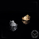 Skull Hand Stainless Steel Stud Earrings | Gthic.com