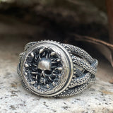 Skull Head Octopus Tentacles Sterling Silver Ring | Gthic.com