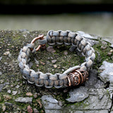 Skull King Crown Legering Paracord Armband