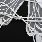 Slim Fit Sexy Lace-Up Backless Butterfly Strappy Vest | Gthic.com