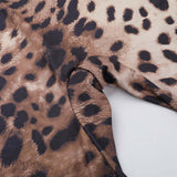 Slim Fit Sexy Leopard Print Jumpsuit | Gthic.com