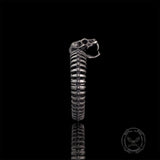 Snake Skeleton Sterling Silver Gothic Biker Ring