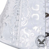 Solid Color Back Tie Body Shaping Palace Corset