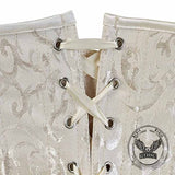 Solid Color Back Tie Body Shaping Palace Corset