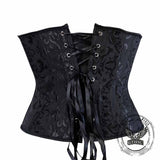 Solid Color Back Tie Body Shaping Palace Corset