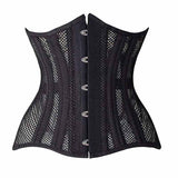 Solid Color Palace Mesh Steel Bone Corset 01 | Gthic.com