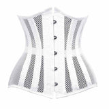 Solid Color Palace Mesh Steel Bone Corset 02 | Gthic.com